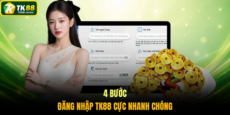 4 bước đăng nhập TK88 cực nhanh chóng